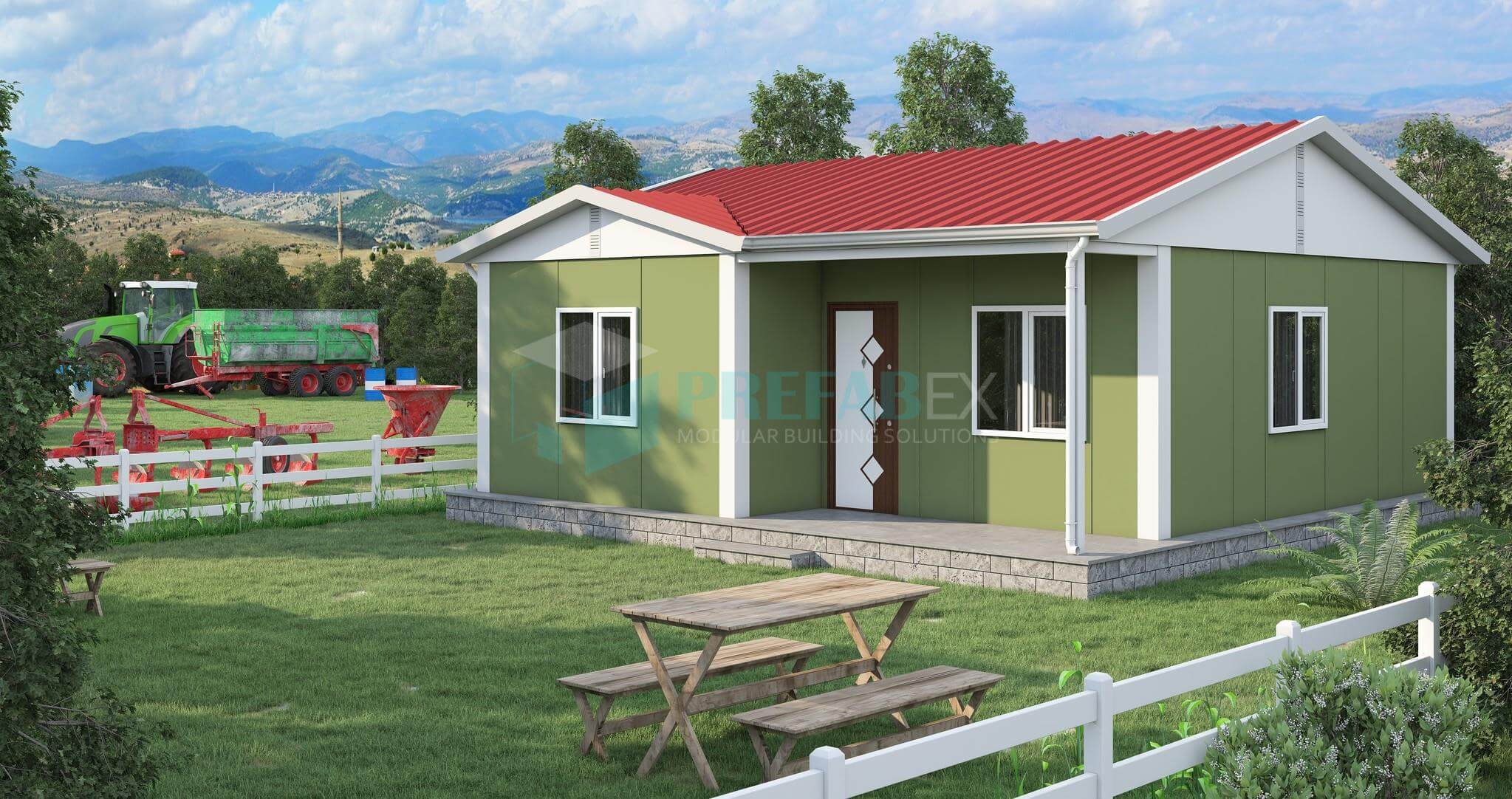 Low Cost Modular House -59 m²